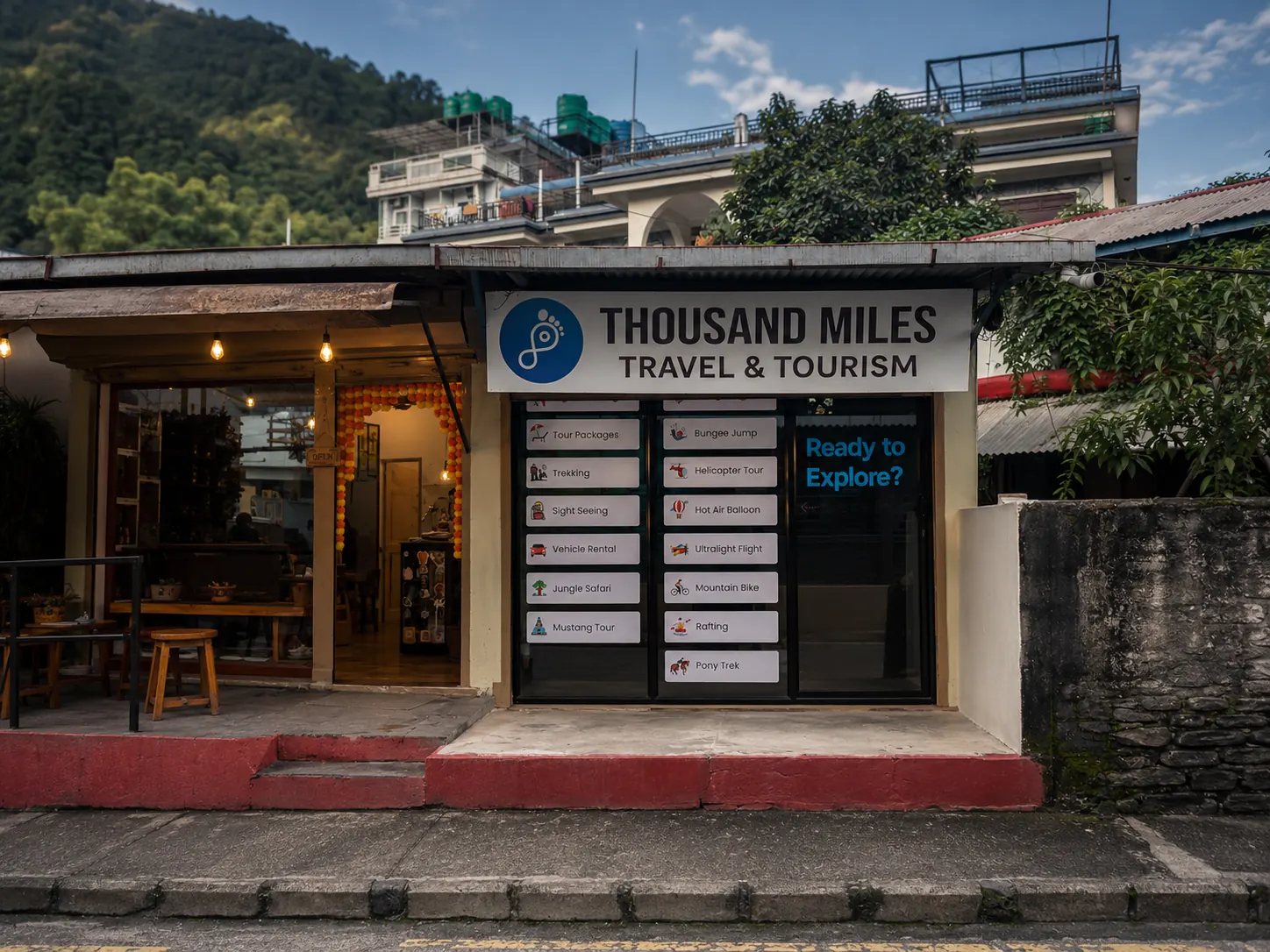 Thousand Miles Pokhara office exterior